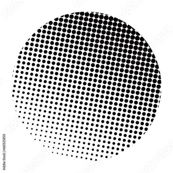 Obraz Halftone Dots Gradient Pattern