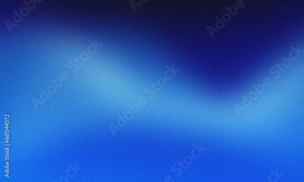 Fototapeta dark black blue , empty space grainy noise grungy texture color gradient rough abstract background , shine bright light and glow template 