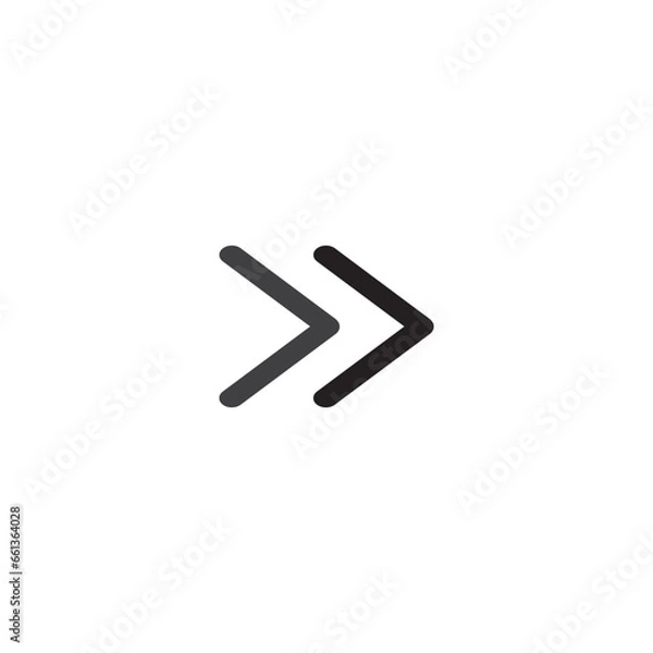 Fototapeta Arrows set. Arrow icon collection. Arrow flat style isolated, stock vector. Arrow flat vector icon. 