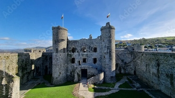 Fototapeta Harlech Castle, Wales