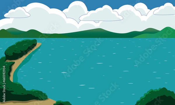 Obraz 瀬戸内海の風景