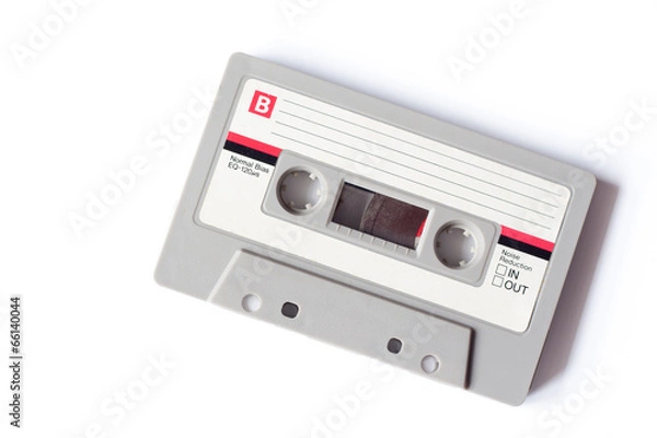 Fototapeta Old dusty cassette tape