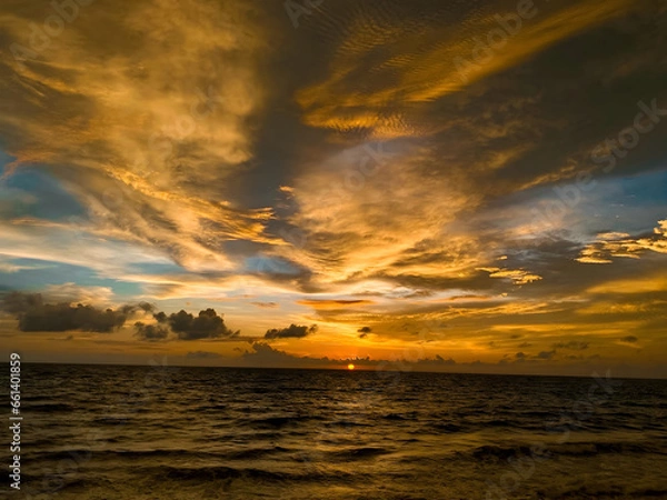 Obraz sunset on the beach