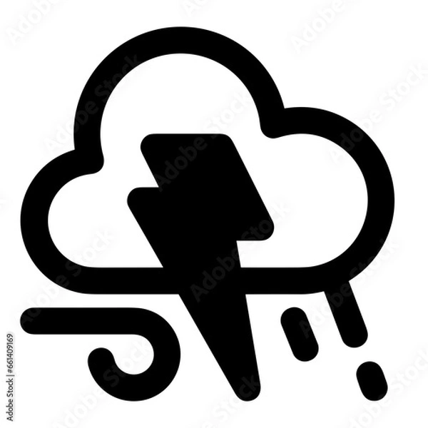 Obraz Cloud storage icon symbol vector image. Illustration of the database server hosting cloud system digital design image