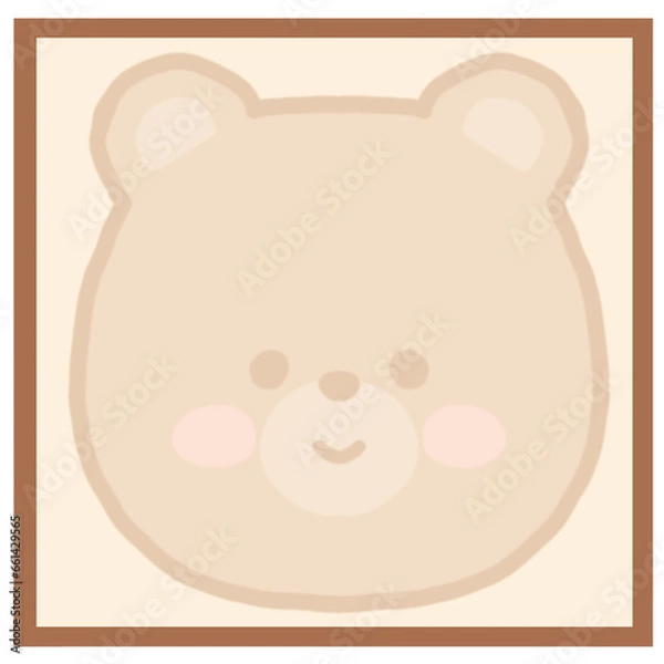 Fototapeta cherry bear cute cute