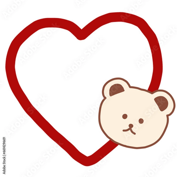 Fototapeta cherry bear cute cute