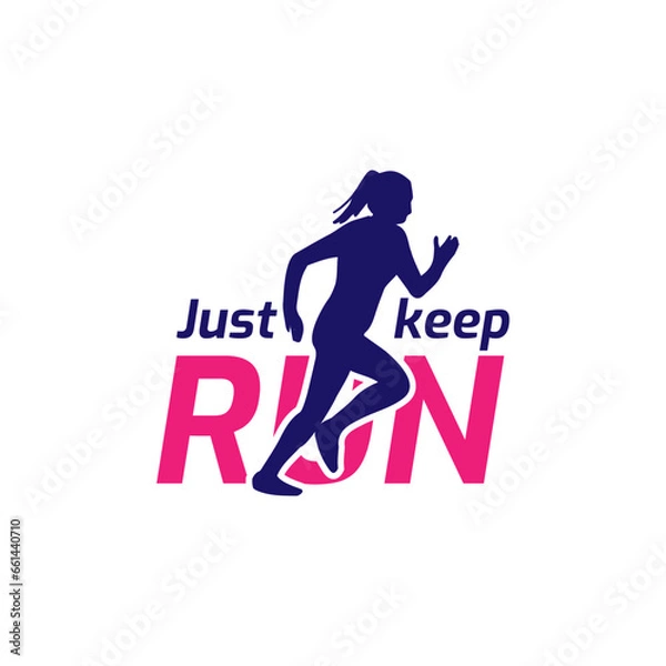 Fototapeta Logo Design for 5K fun run event
