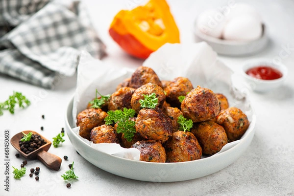 Obraz Pumpkin meatballs