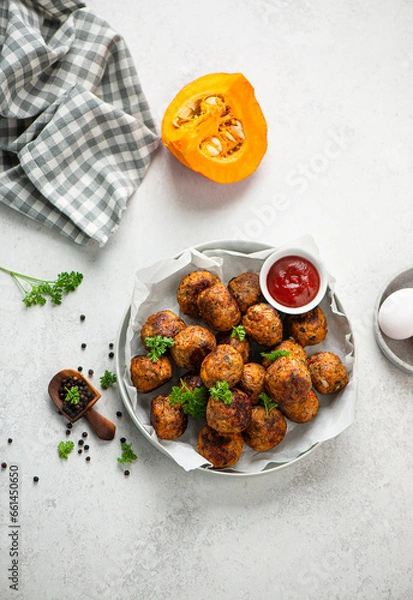 Obraz Pumpkin meatballs