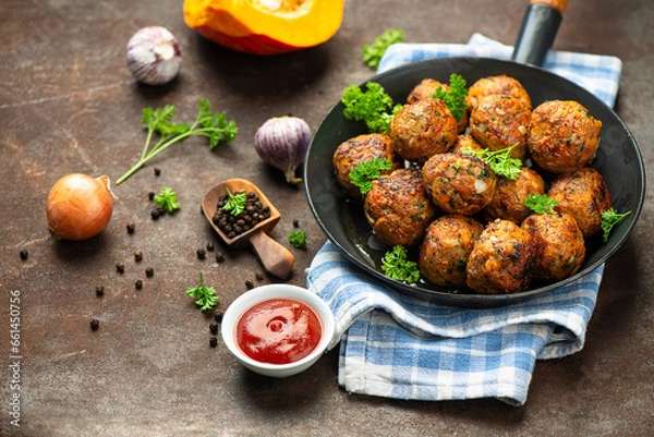 Obraz Pumpkin meatballs