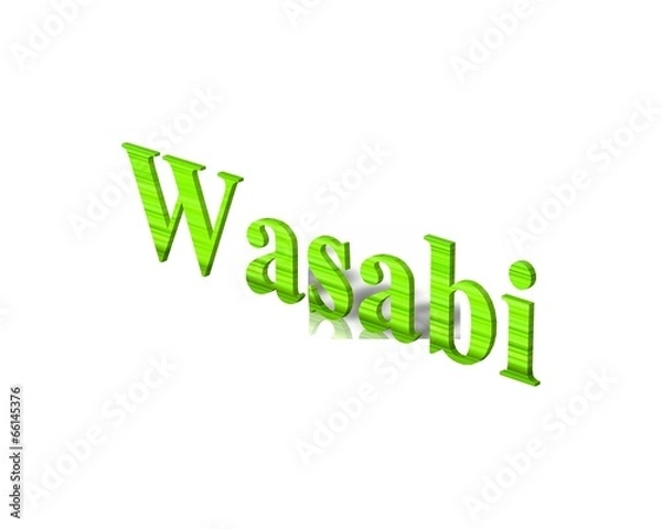 Fototapeta Wasabi
