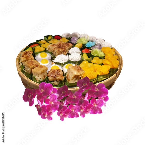 Fototapeta cake with flowers