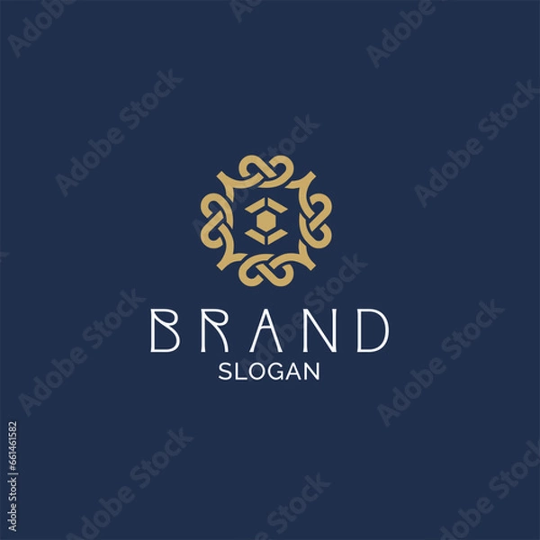 Fototapeta Luxury, Modern, Unique & Creative Jewelry Logo Design