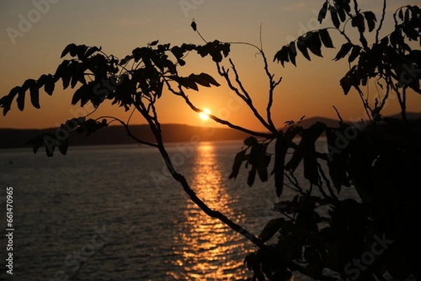 Obraz sunset on the beach