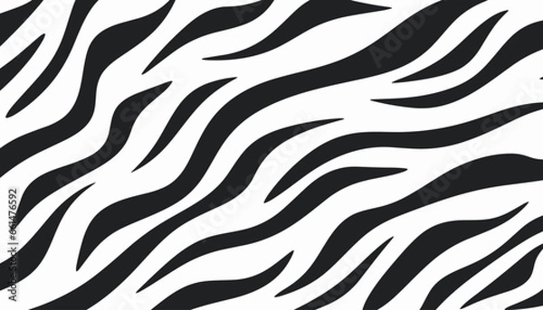Fototapeta zebra skin pattern background. Vector illustration