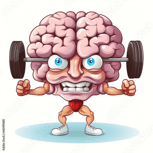 Obraz Intelligent Brain Graphic Vector