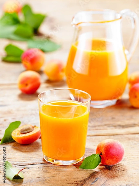 Fototapeta Aprikosensaft