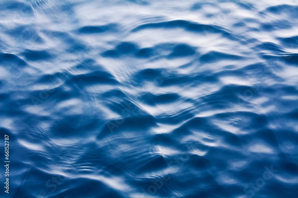 Fototapeta Blue water surface.