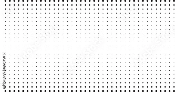 Fototapeta BLACK AND WHITE VECTOR ABSTRACT DOTS BACKGROUND