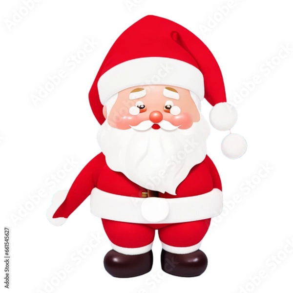 Obraz santa claus with a gift