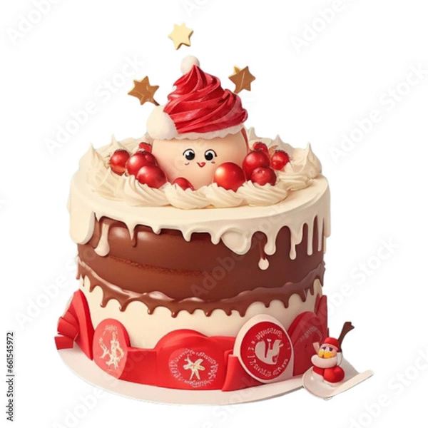 Obraz cake with strawberries