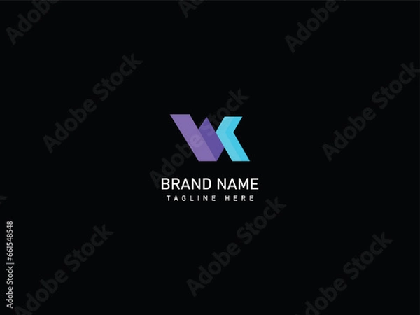 Obraz WK creative logo