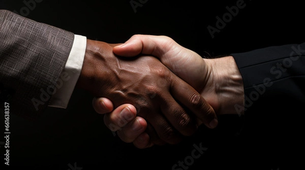 Fototapeta two shaking hands