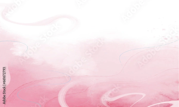 Fototapeta Vector hand painted watercolor abstract watercolor background