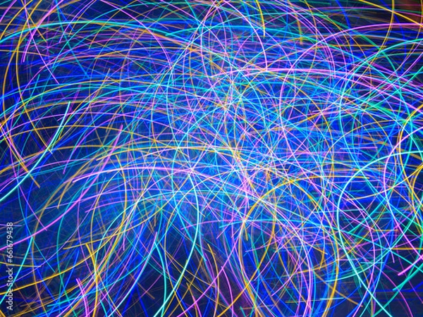 Obraz COLOR STRIPES CONFETTI