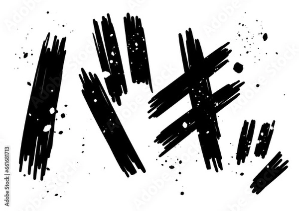 Obraz バキッという迫力のある漫画効果音