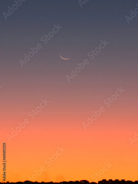 Fototapeta ORANGE SUNSET SKY