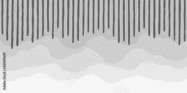 Obraz どよ～んとした気分, 落ち込む, 暗いシーンに使える縦線の背景素材