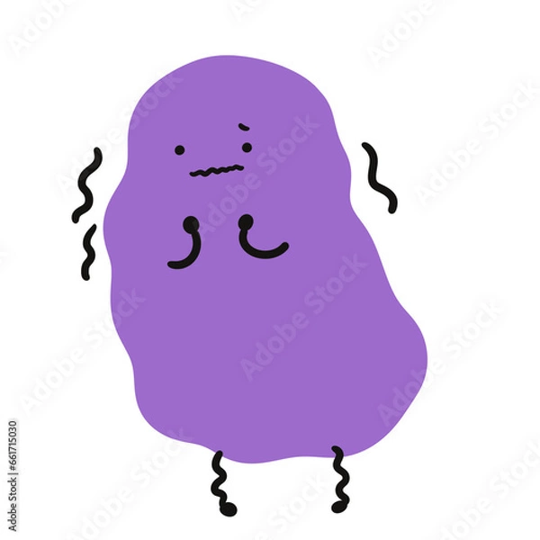 Fototapeta Scared Purple Bean