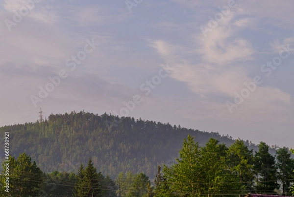 Fototapeta time lapse clouds