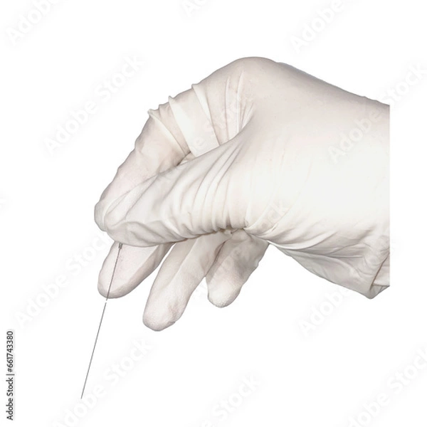 Obraz 한의학 치료 침 시술하는 손