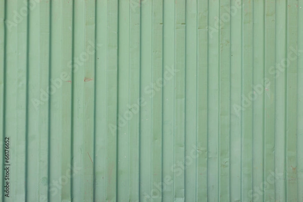 Fototapeta Green shipping container stripe pattern