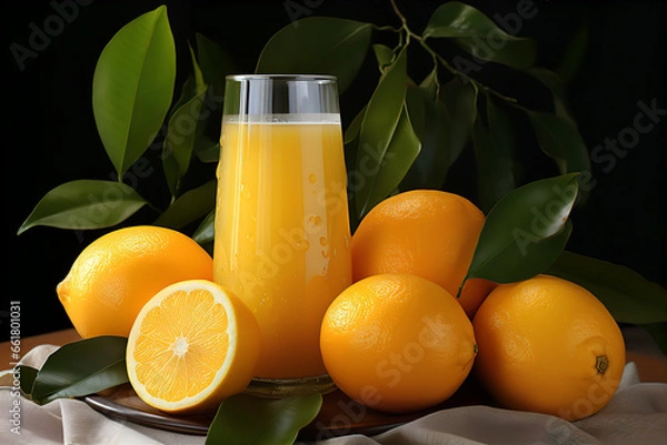 Obraz Soczyste pomarańcze, które rozpromienią Twój dzień. To zdjęcie ukazuje naturalną świeżość i apetyczność owoców, idealne jako inspiracja do zdrowego stylu życia i kulinarnych projektów.