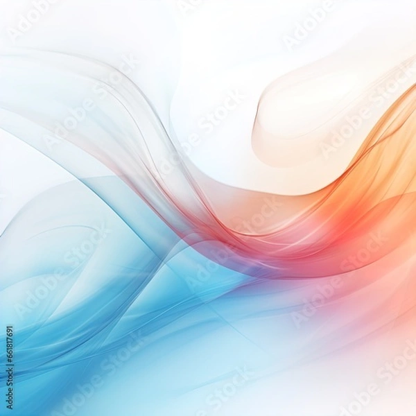 Fototapeta Abstract art that uses flowing lines and colors to create a dynamic effect. Great for backgrounds, presentations, posters, greeting cards, motion graphics, graphic design and more.