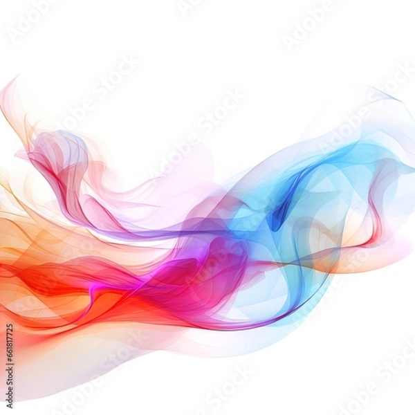 Fototapeta Abstract art that uses flowing lines and colors to create a dynamic effect. Great for backgrounds, presentations, posters, greeting cards, motion graphics, graphic design and more.