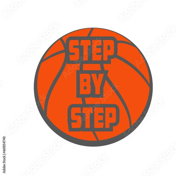 Fototapeta STEP BY STEP BASKETBALL