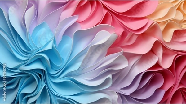 Fototapeta abstract background with flowers