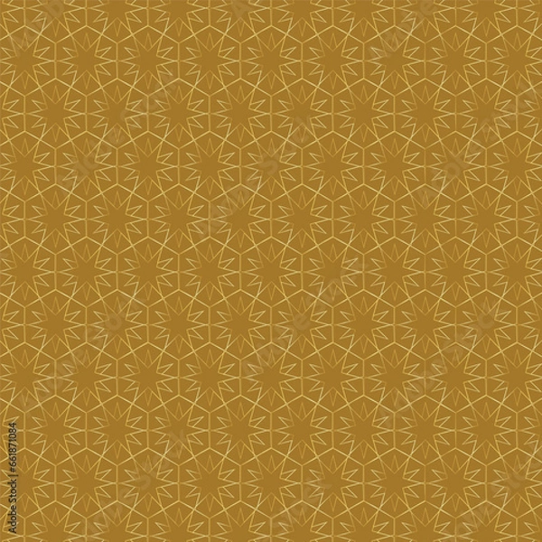 Obraz Abstract seamless islamic geometric pattern. Islamic seamless star pattern. Seamless pattern in authentic arabian style. Vector illustration.