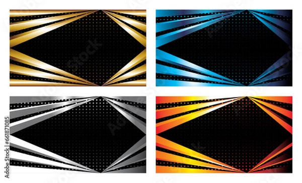 Fototapeta abstract background 3d vector illustration