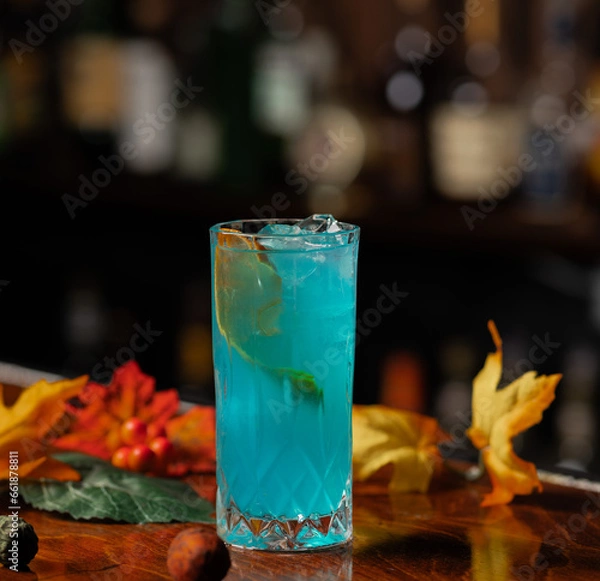 Obraz Blue Fall Cocktail.