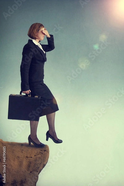 Fototapeta look before you leap