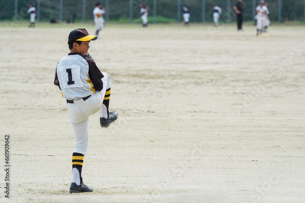 Obraz 左投手（少年野球）