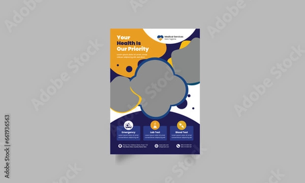 Fototapeta Flyer Design Template