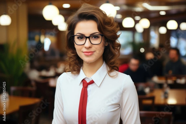 Fototapeta Androgynous Person - ai generated