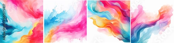 Fototapeta splatter messy stain grungy smooth ink stroke pastel canvas dye splash soft creativity watercolor