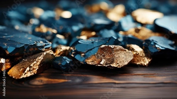 Fototapeta Luxury Blue Golden Background , Background Image,Desktop Wallpaper Backgrounds, Hd